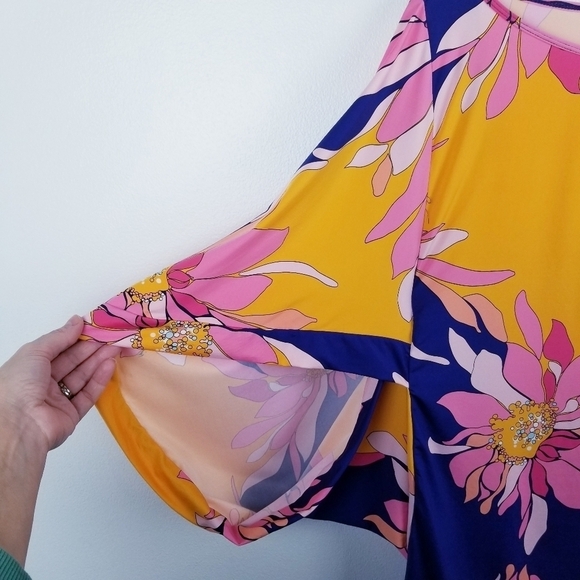 Trina Turk Breeze Swim Tunic Dress Cover-Up NWT size XL - Picture 8 of 14